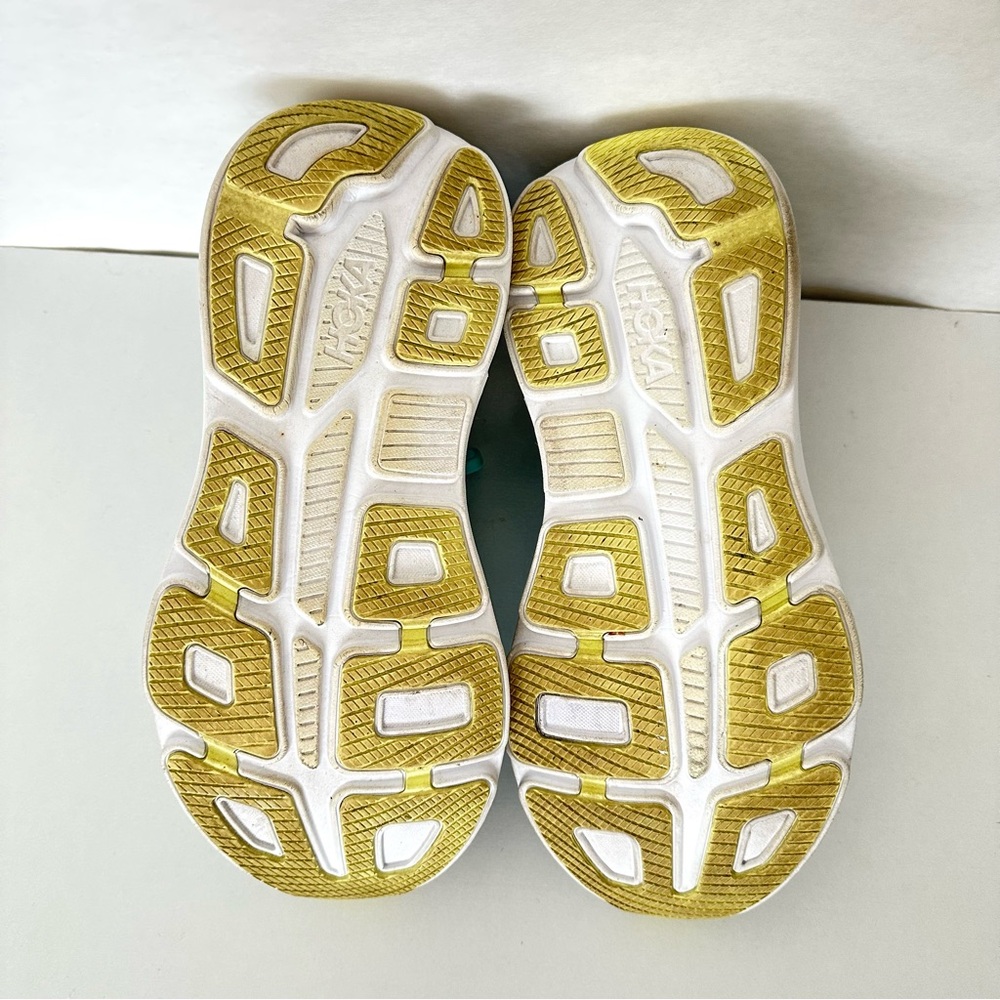 Hoka Bondi 9 Blue Spark/ Mint Flourite Women’s 9.5 - Picture 6 of 7